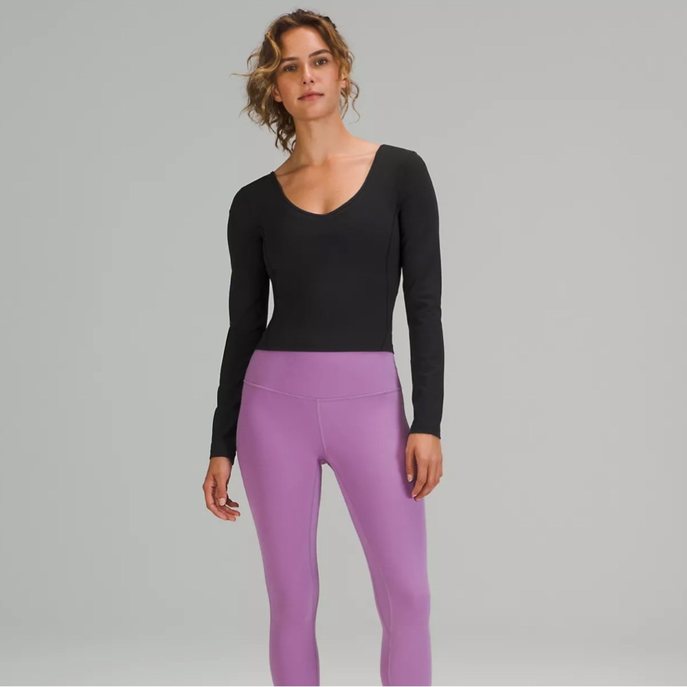 Brand new with tags lululemon align long sleeve. Black size 8